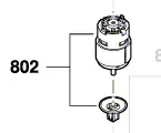 Moteur réf. 2 609 007 345 BOSCH